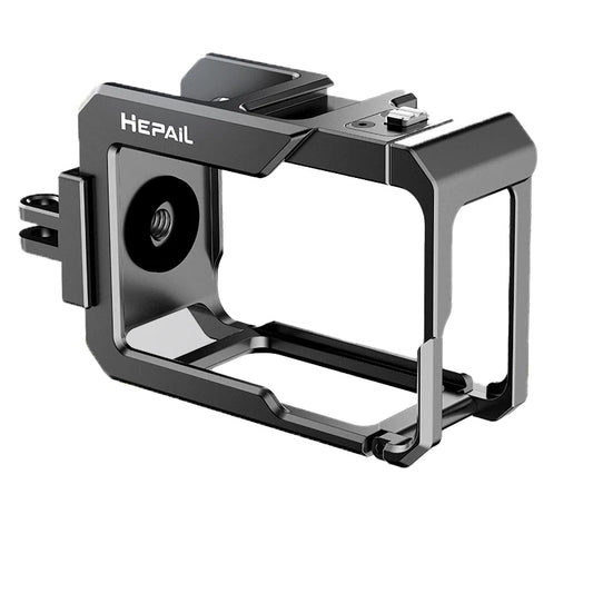 Action Camera Metal Rabbit Cage Frame Heat Dissipation Anti-collision Protection Cover Sidebar for DJI Action 4 / Osmo Action 3