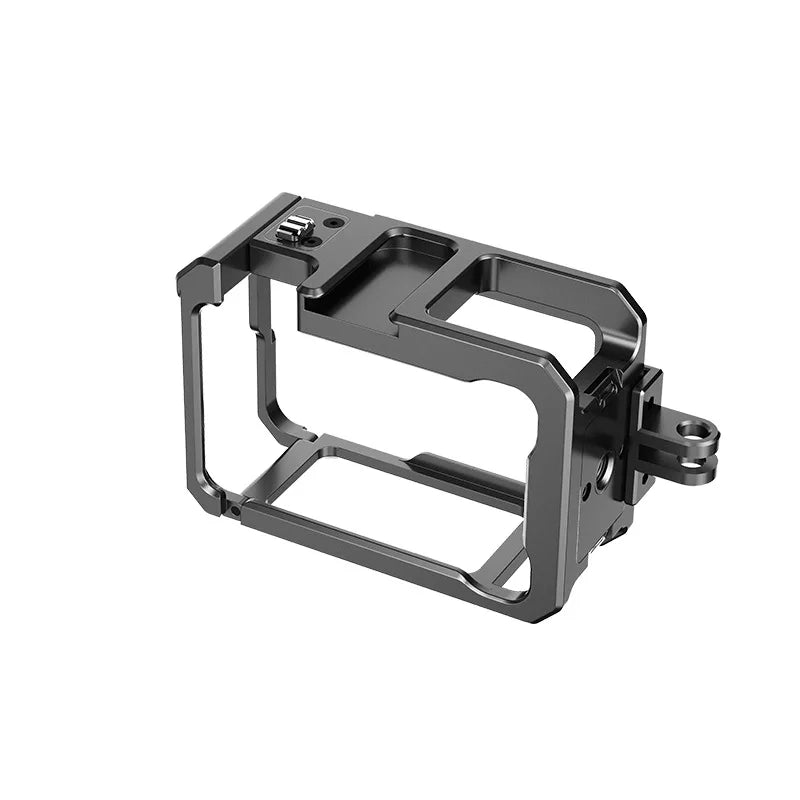 Action Camera Metal Rabbit Cage Frame Heat Dissipation Anti-collision Protection Cover Sidebar for DJI Action 4 / Osmo Action 3